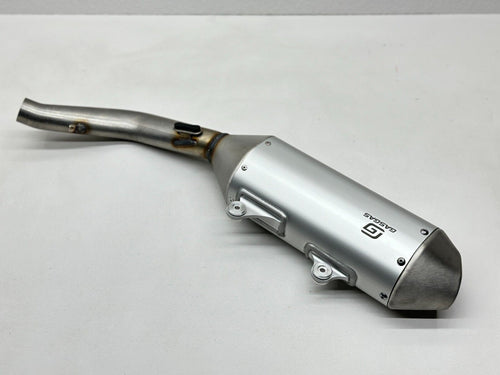 New 2024 GasGas MC450F Exhaust Muffler Silencer Pipe Silver A54105279000 KTM MC