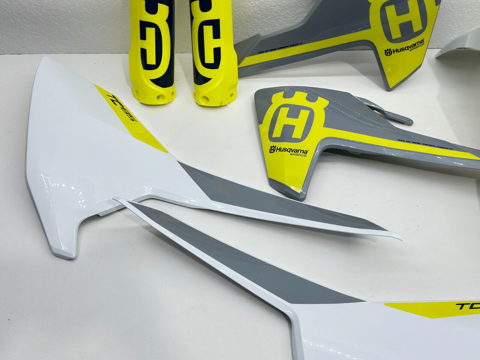 New 2023 Husqvarna TC85 Graphic Plastic Fenders Guards Panels Shrouds Kit TC 85