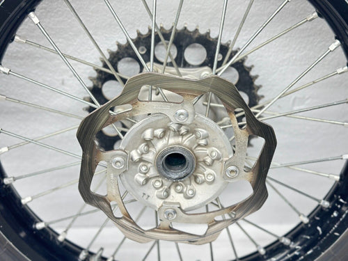 2018 Kawasaki KX450F Wheel Set Assembly Rim Hub Rotor Sprocket Rear Front Tire