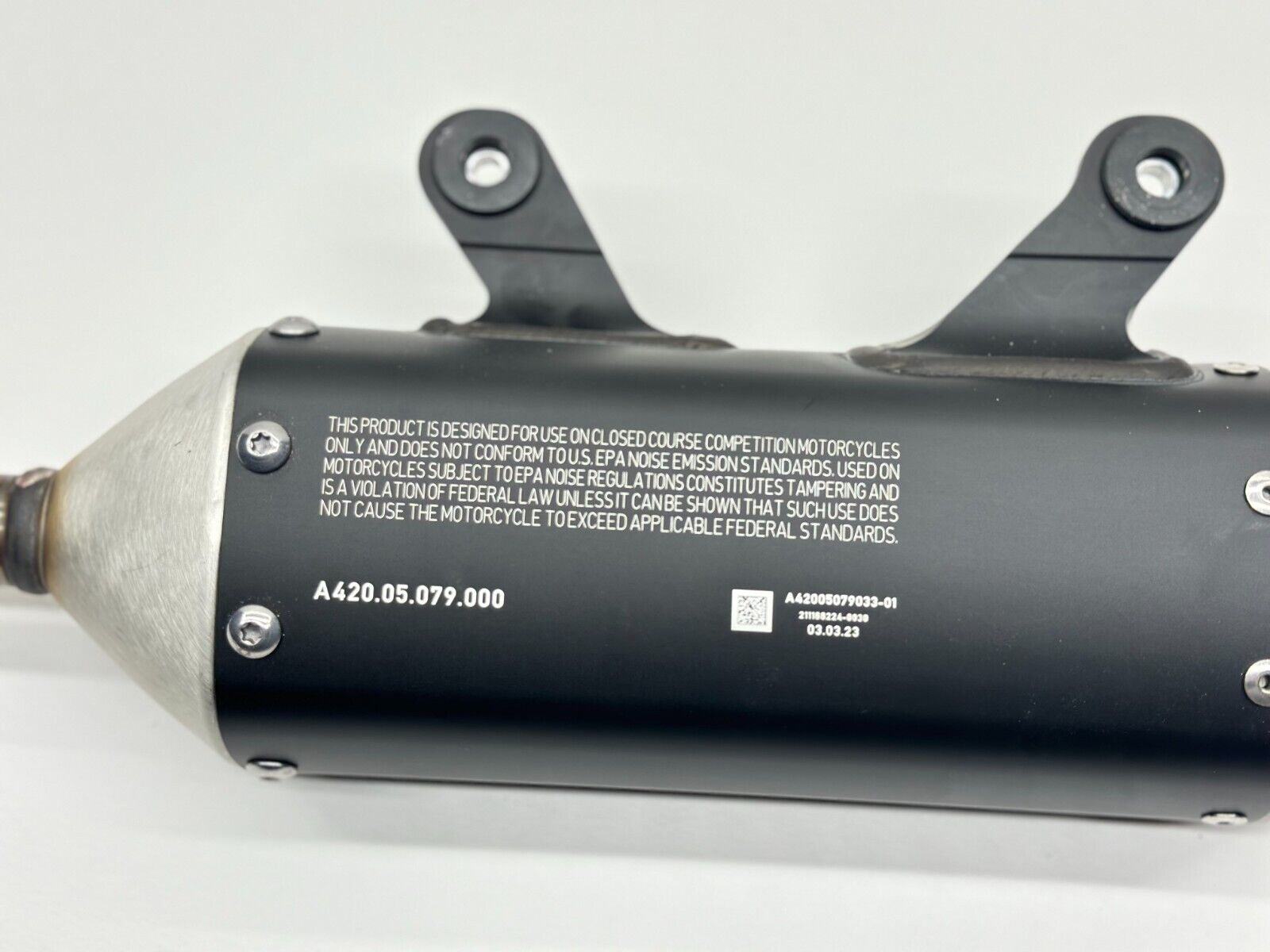 New 2024 KTM 125SX Exhaust Pipe Muffler Silencer A42005079000 Husqvarna 125 SX