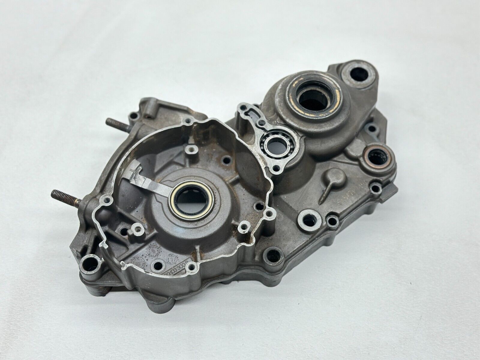 2011 KTM 150SX Left Side Engine Crankcase Engine Motor Half Case Bottom End SX