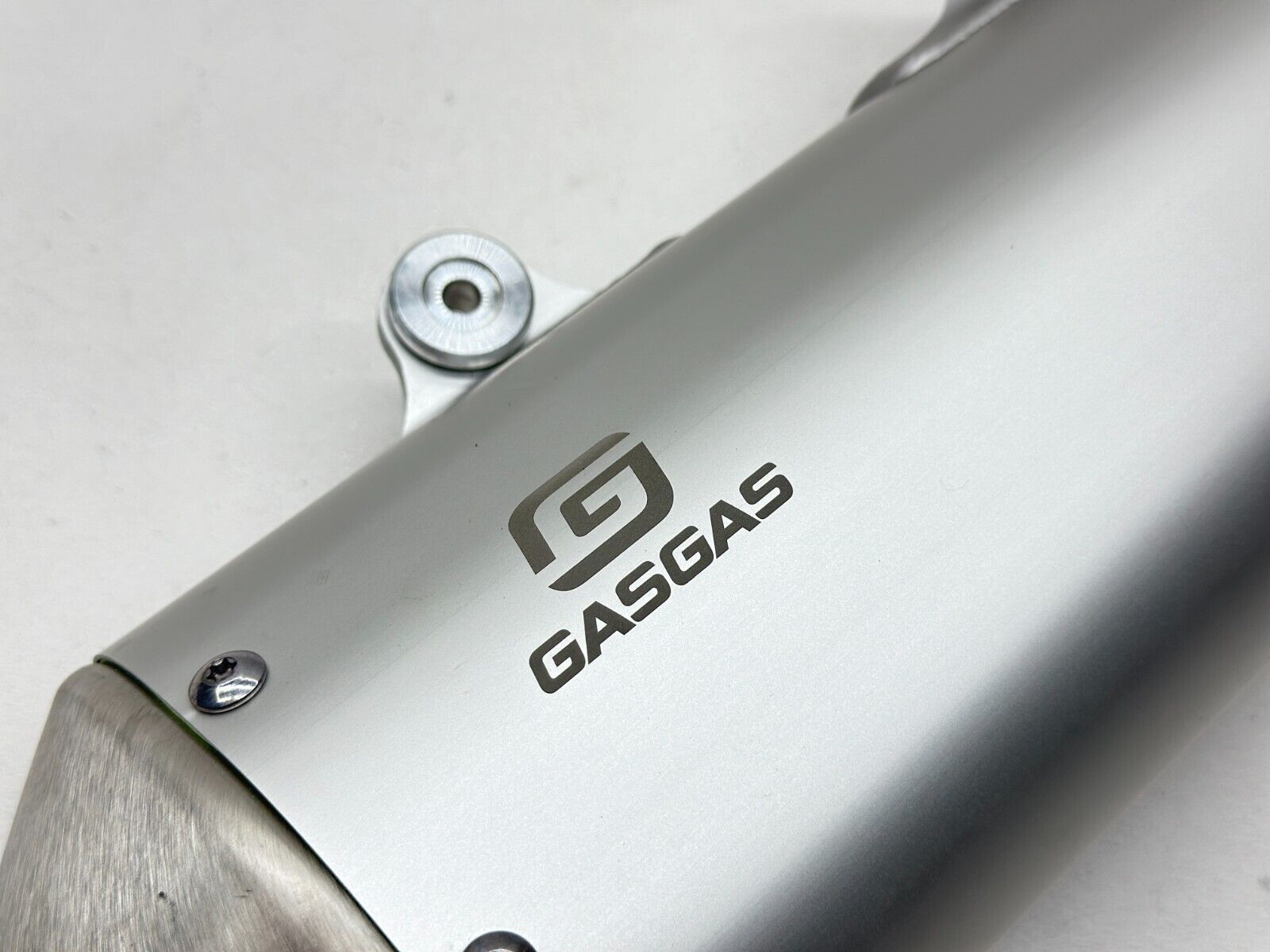 New 2024 GasGas MC450F Exhaust Muffler Silencer Pipe Silver A54105279000 KTM MC