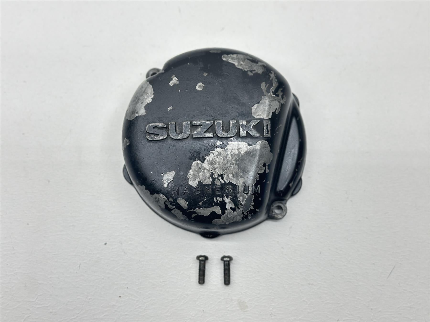 1982 Suzuki RM250 Stator Magneto Cover 11351-40402 OEM Engine Case Bolts RM 250