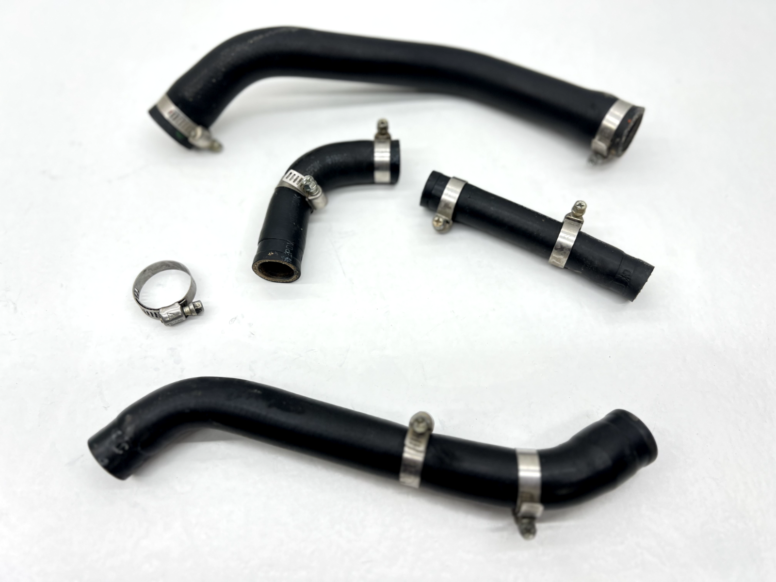 2020 Yamaha YZ450F Radiator Hoses Motor Cooler Cooling Water Hoses Clamps Black