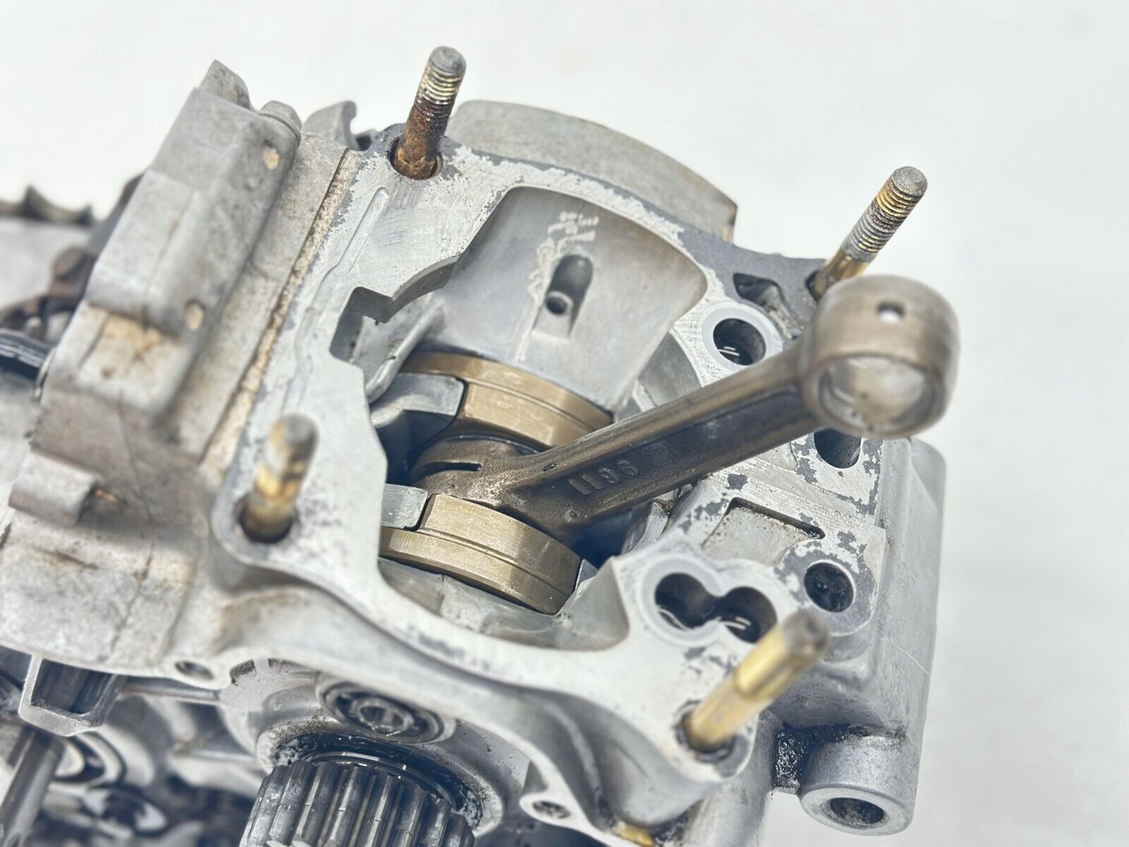 1995 Kawasaki KX125 Bottom End Engine Case Half Motor Transmission 