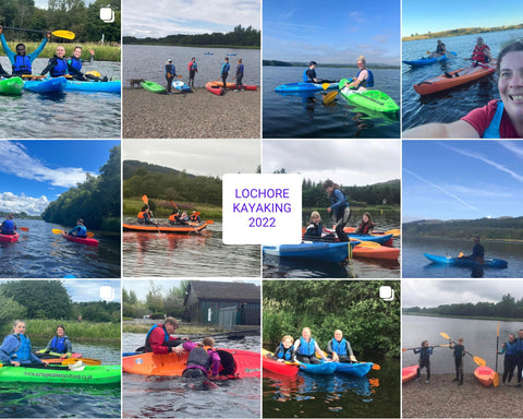 Kayaking photos at Lochore 2022