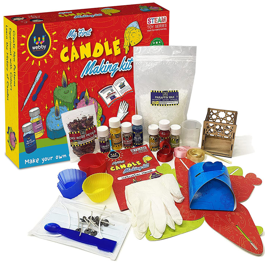 Webby DIY Candle Making Kit, STEAM Learner, (Small) – Webby Toys