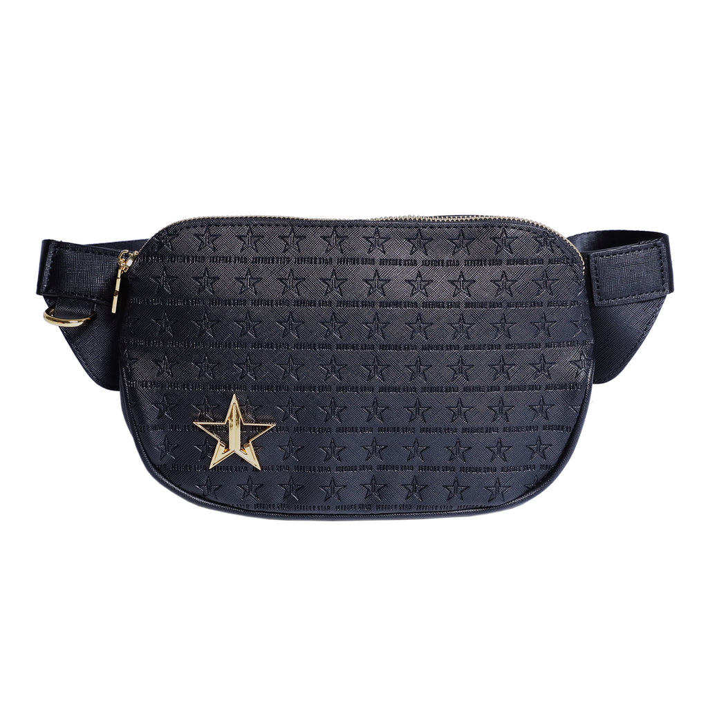 black crossbody fanny pack