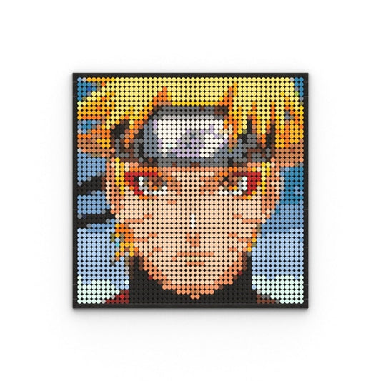 Demon Slayer Pixel Art, Building Blocks Bricks, Decoration Paintings