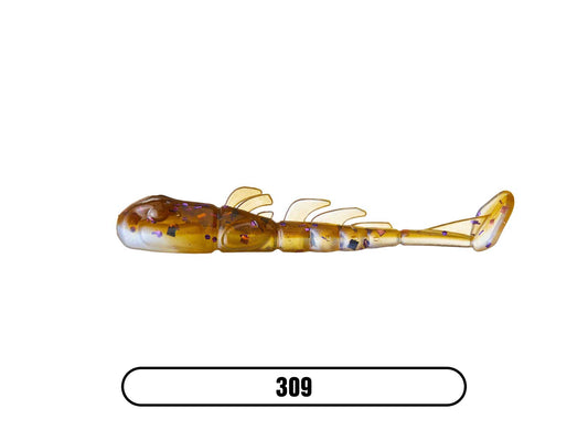 Muscle Back Chunk 3.25 (6 Pack) – X Zone Lures