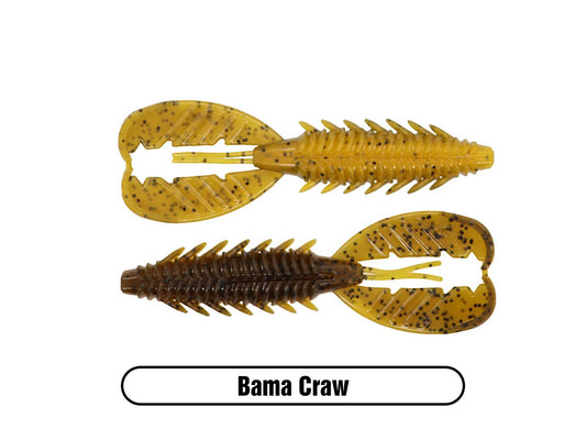 The Nikko Craw (Magma) paired with 3/8 oz Tungsten Wobble Head is