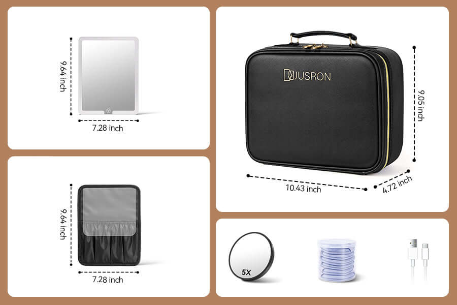 JUSRON Makeup Bag Product Specifications