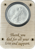 Custom engraved First Salute coin case, Made in the USA
