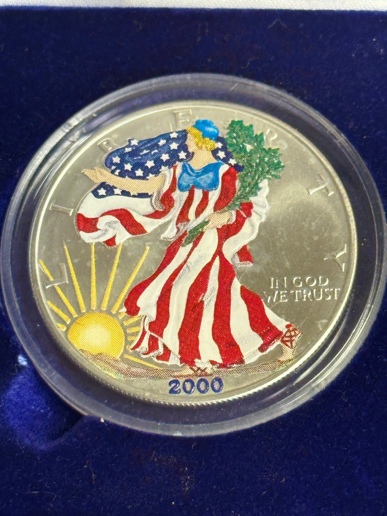 2000 Colorized American Silver Eagle A46