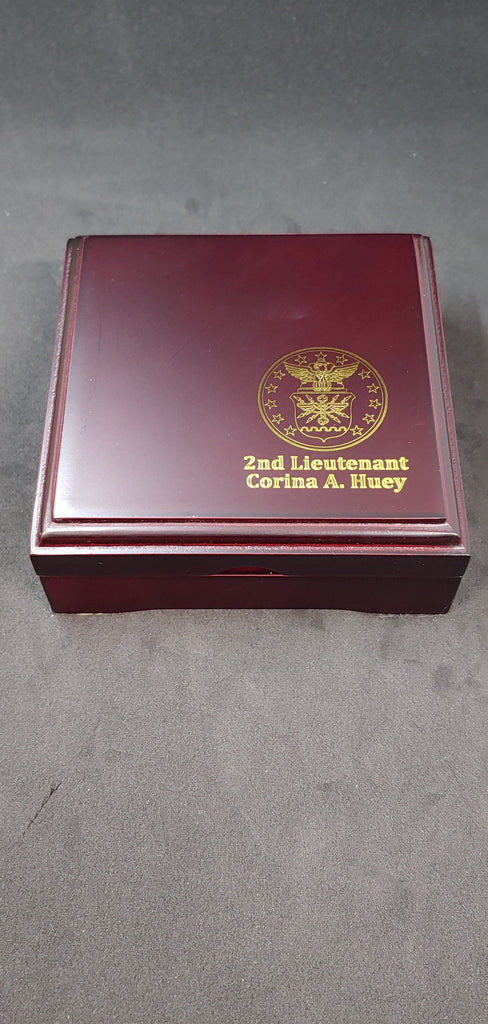 Premium Display Case +Insignia, Rank and Name | First Salute