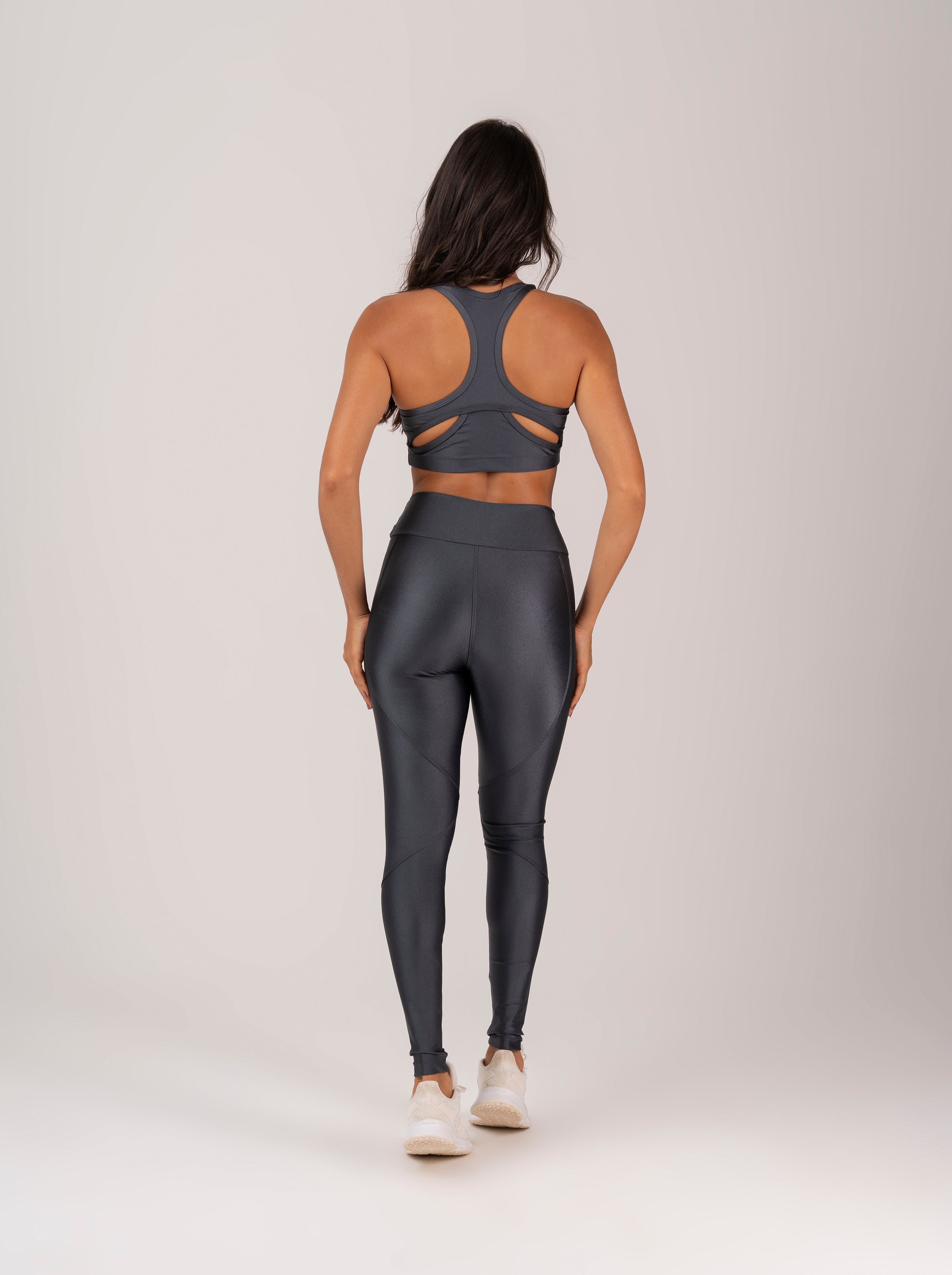 Conjunto Legging e Top Intense Sunshine Grafite 4