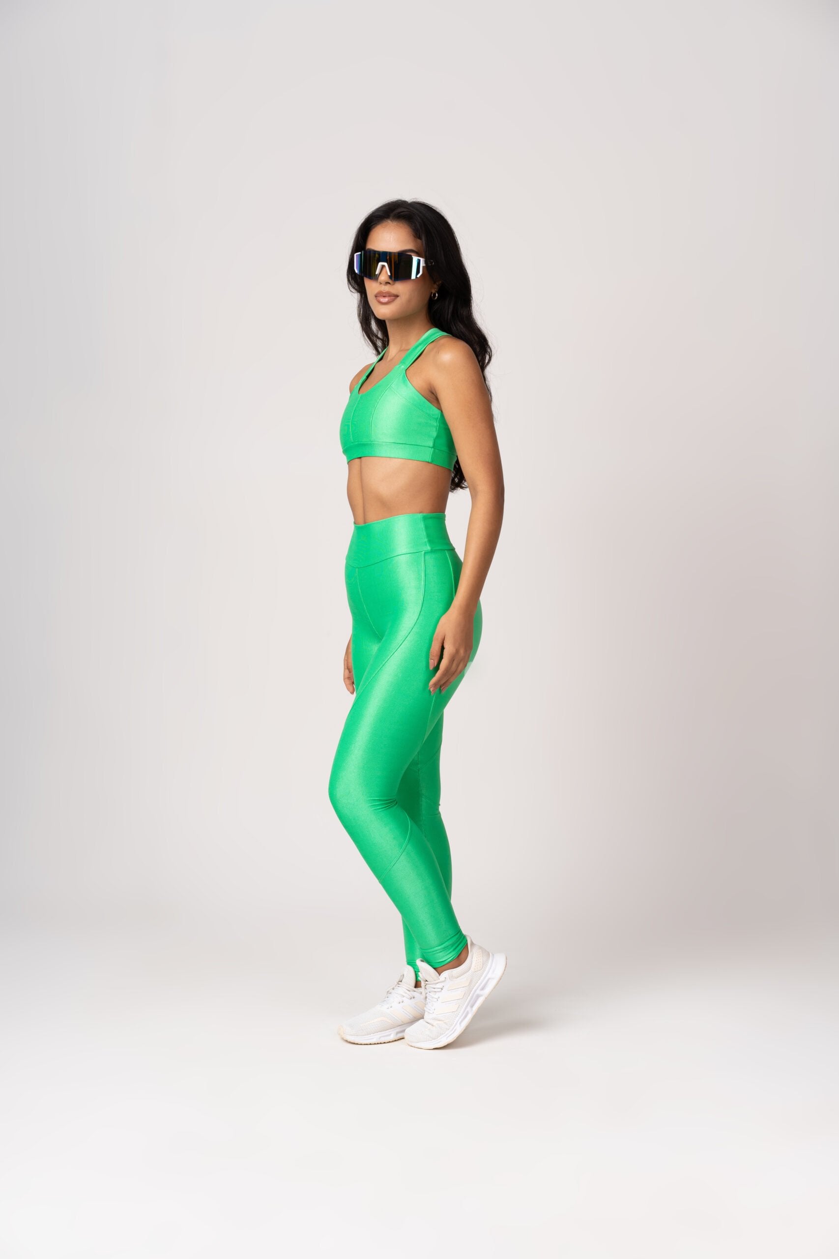 Conjunto Limão Legging e Top Cruzado Lovers 3