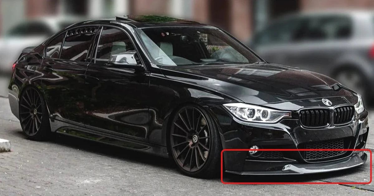 WEST COAST EUROS JP Style Carbon Fiber Front Lip   F30 3 Series