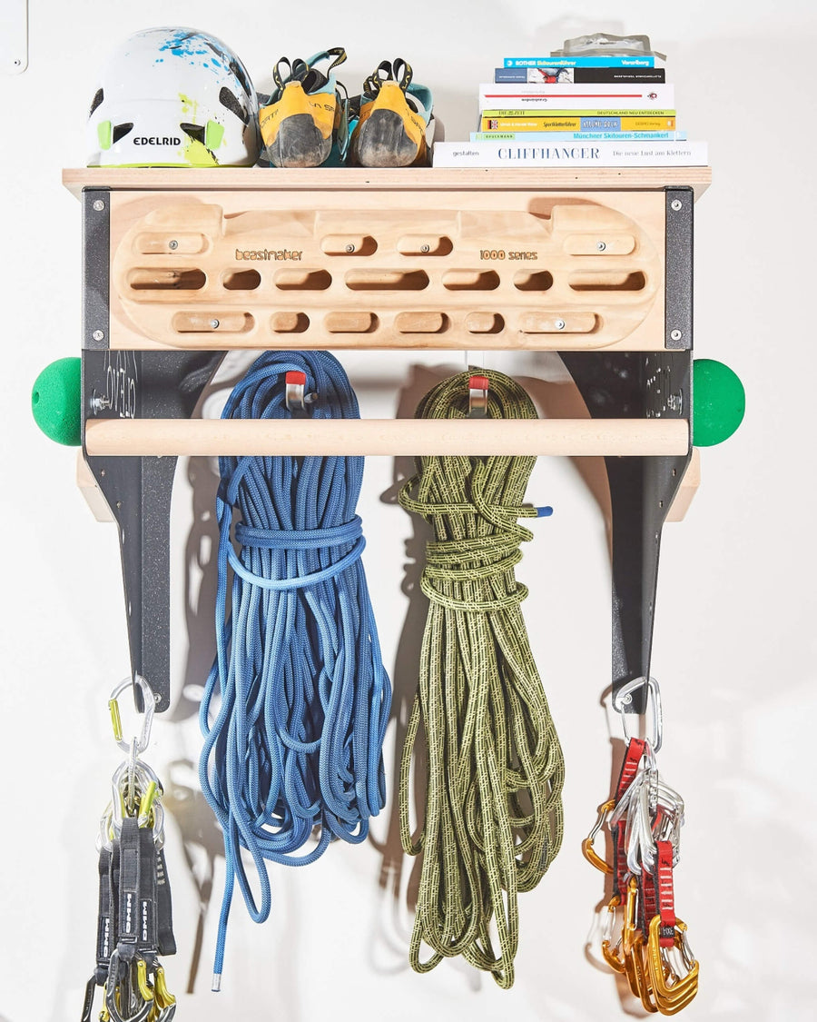 Clevo Climbing Wall for Home Incl. Accessories Storage