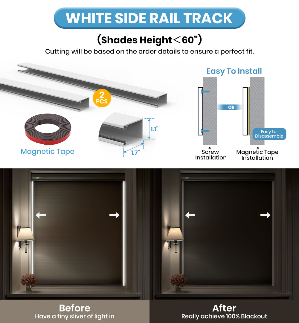 White Side Rail Track (H＜60")