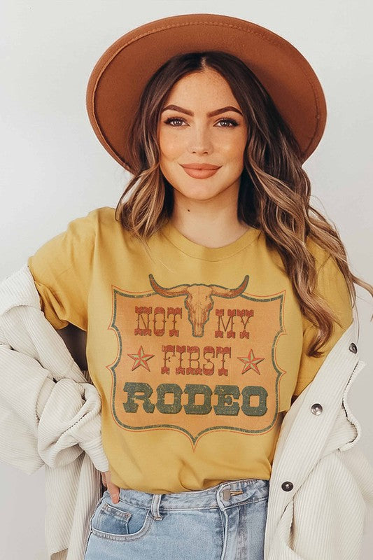 Not My First Rodeo Plus Size Graphic Tee