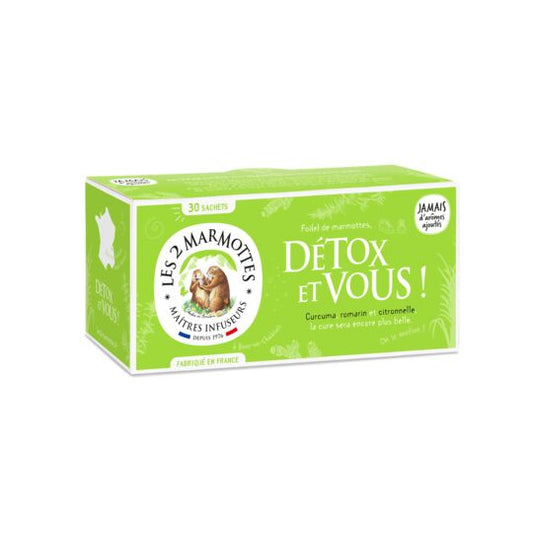 Les 2 Marmottes Infusion Digestion ,30 Sachets, 55g - myPanier