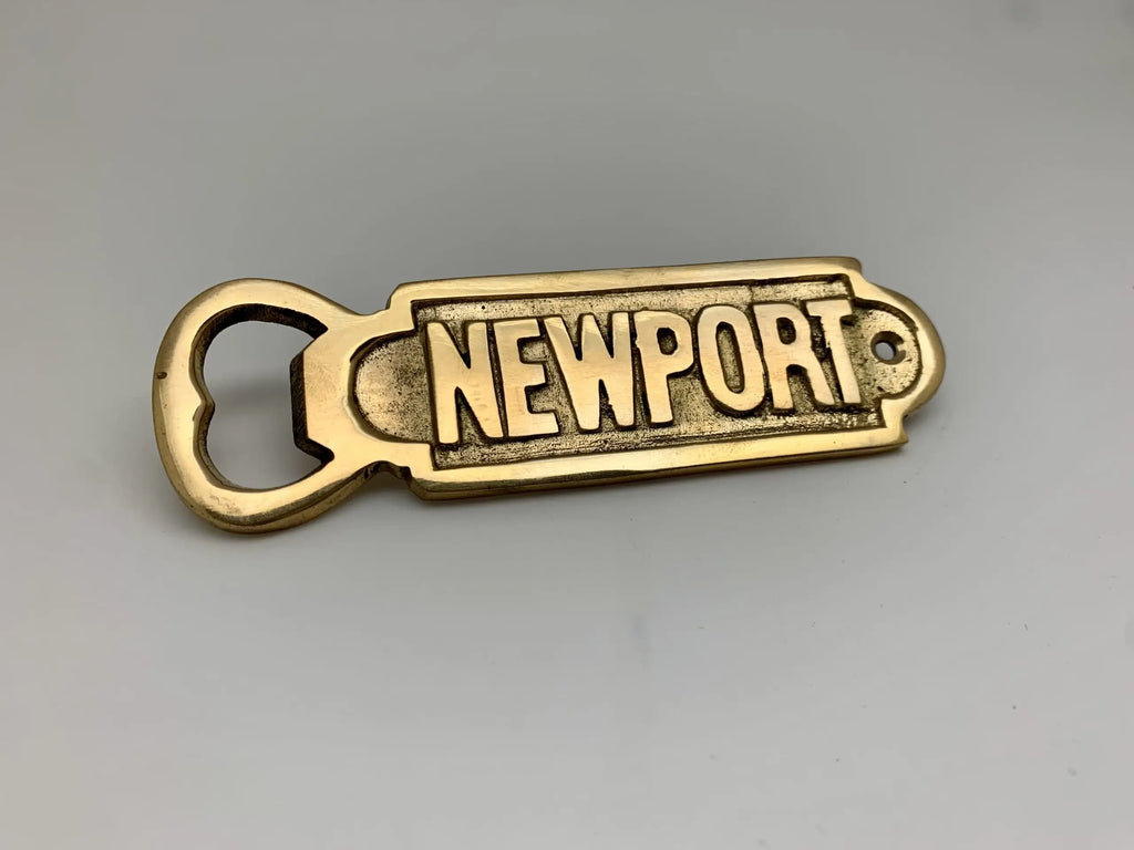 Vintage Brass Narragansett Bottle Opener