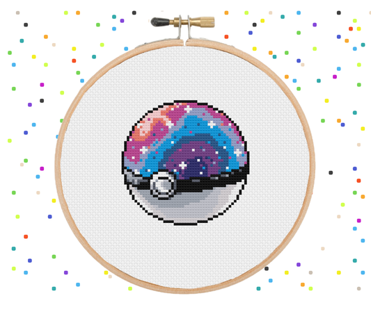 Pokémon Type Chart Cross Stitch Pattern Instant PDF 