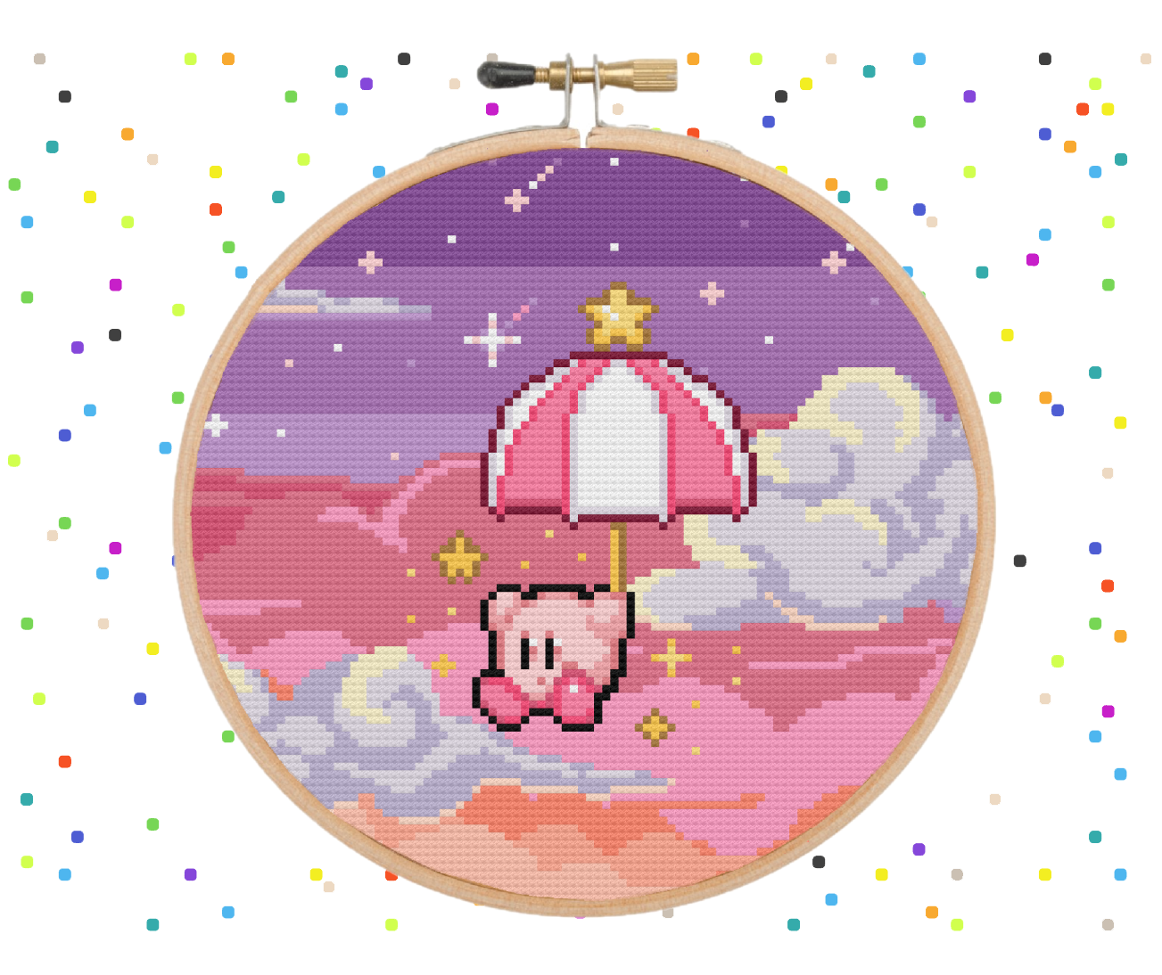 Pastel Dreams - Kirby - Cross Stitch Pattern PDF Downloadable – Stitch To  The Past