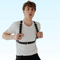 leather-harness-with-tee-shirt
