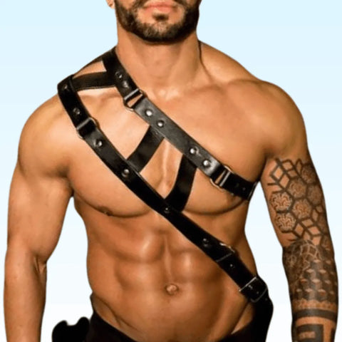 Leather-Double-strap-Shoulder-Strap-Harness