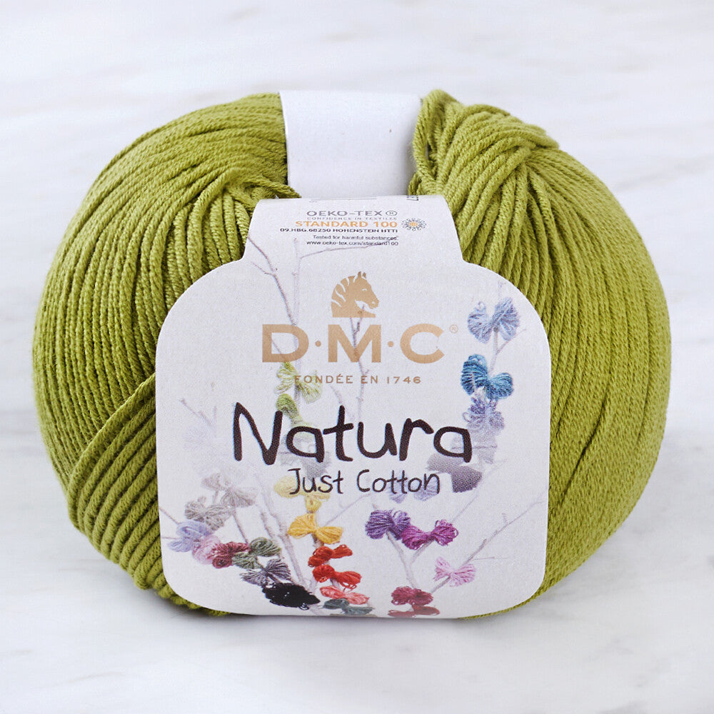 DMC Natura Just Cotton N80 Salome. PACK DE 9 AMPOULES de 50 GRAMMES.  KL.NUM. 27.