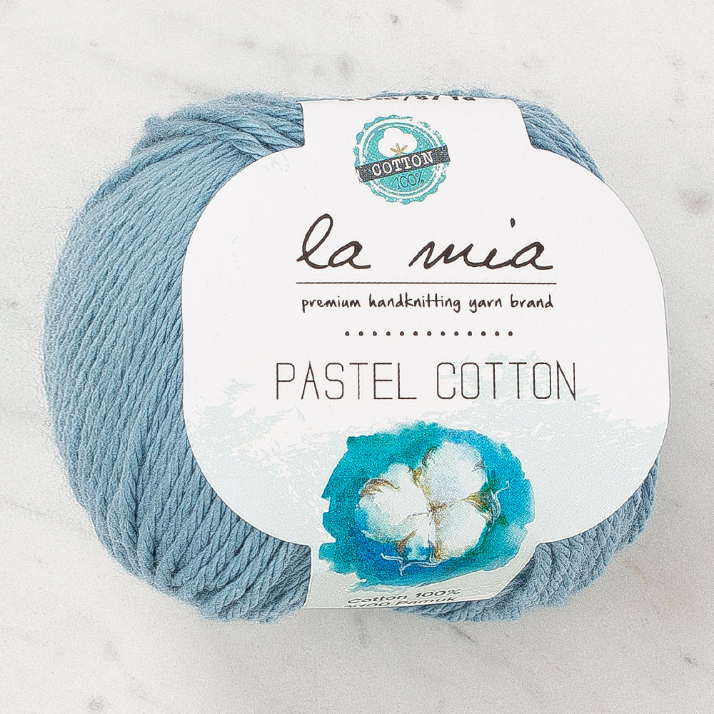 La Mia Pastel 100% Cotton Yarn, White - L001