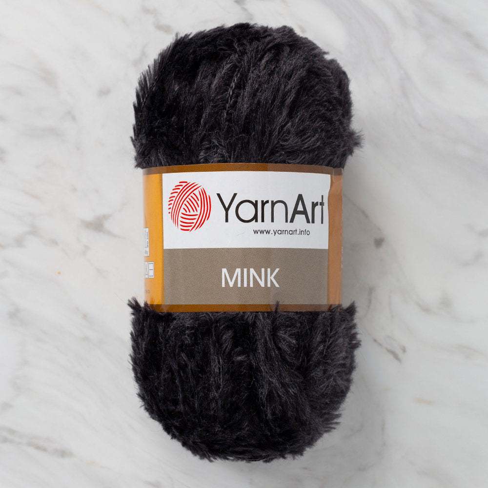  Yarnart Mink Fur Yarn, Soft Fur Yarn Chunky Fluffy Faux Fur Yarn  Fuzzy Fur Yarn Eyelash Yarn for Crochet Knit Clothes Knitting 50gr (Yarnart  Mink 347)