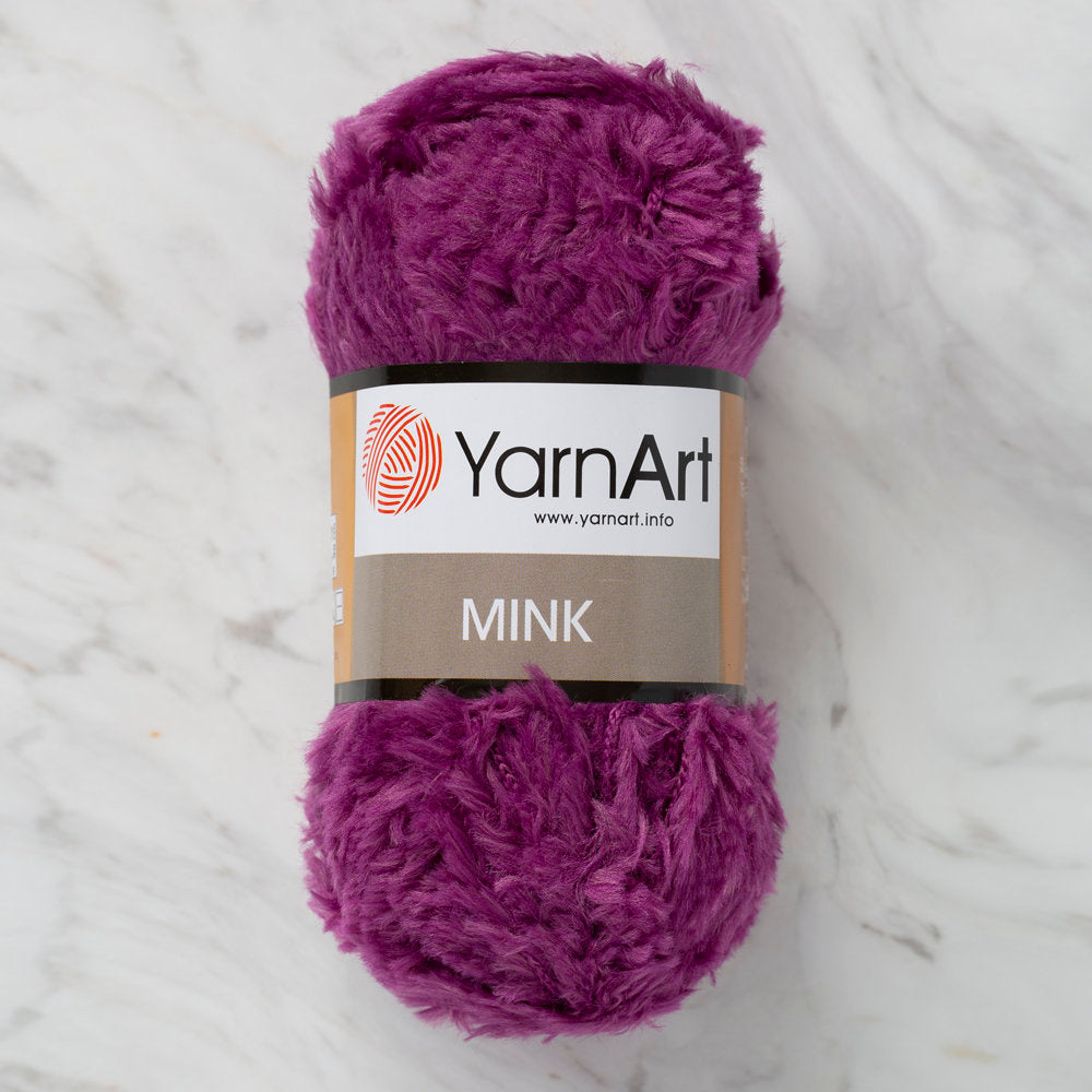 2 Pcs/pack Long Plush Mink Wool Yarn Various Colors Thick Fluffy Yarn,50g+20g