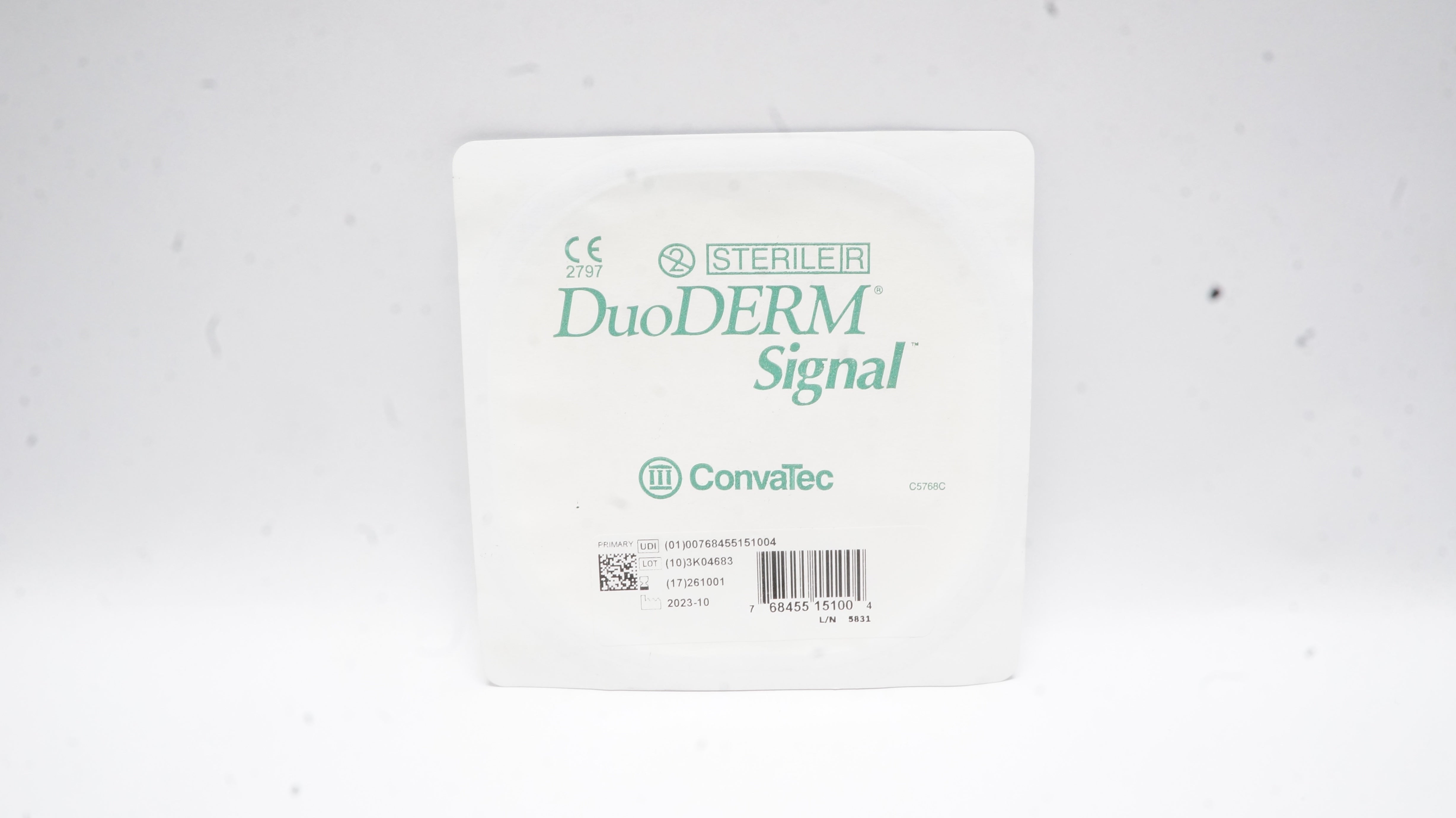 ConvaTec C5768C DuoDerm Signal Wound Dressing 4inch x 4inch