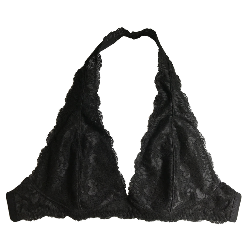 Bettina Black Wireless Lace Bralette