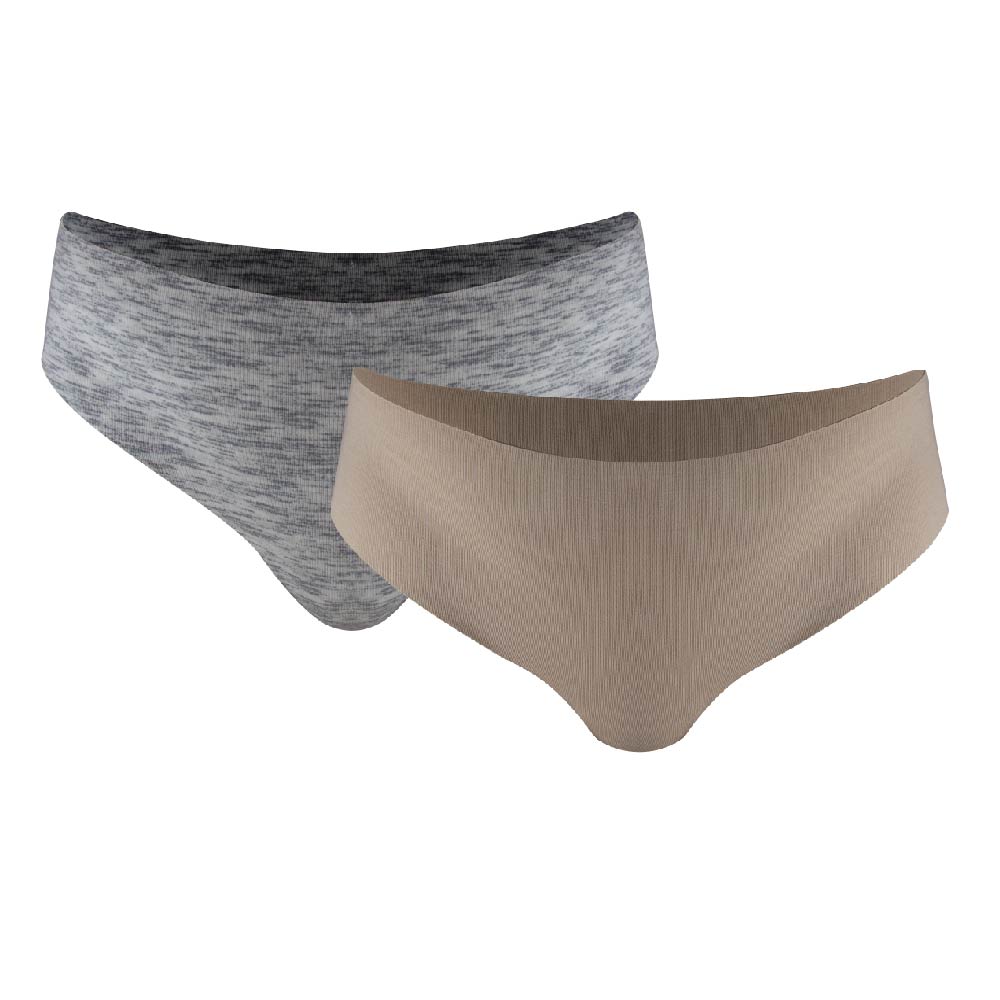 Cotton No Show Thong 2 Pack Underwear