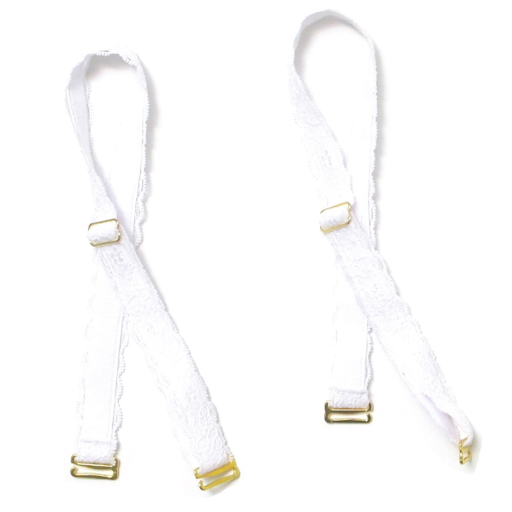 Havana White Lace 1 Inch Straps