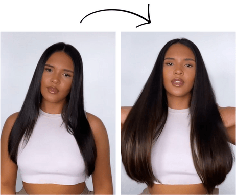 Length and Volume for medium Hair image