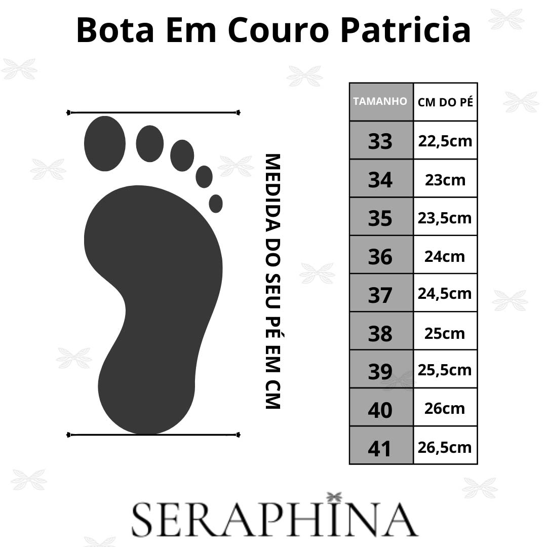 Bota Feminina Em Couro Patricia