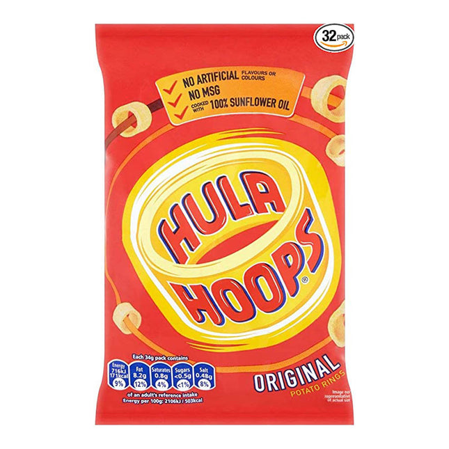 Hula Hoops Cheese & Onion 34g
