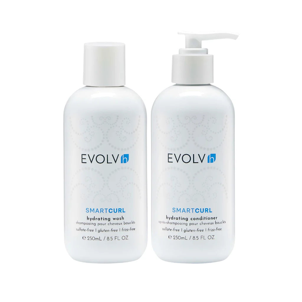 Evolvh Smart Curl Hydrating Shampoo & Conditioner Set