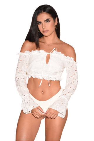 Positano Top In White