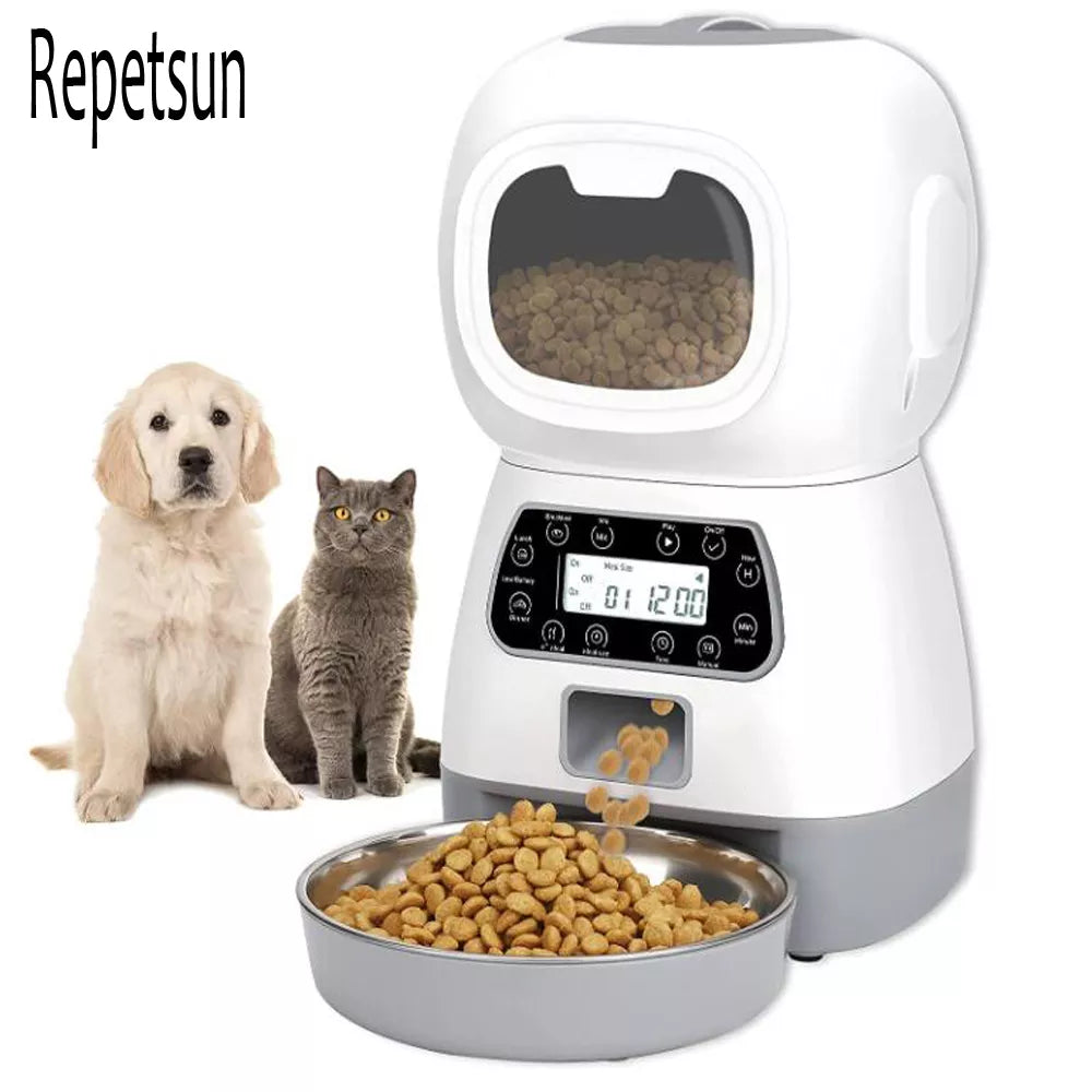 3.5L Automatic Pet Feeder Smart Food Dispenser For Cats