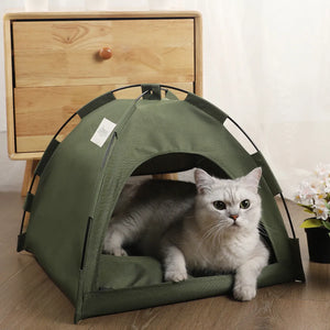 Pet Tent Bed Cats House Supplies - Widget Bud