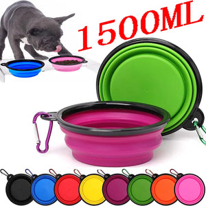 Pet Folding Silicone Bowl - Widget Bud