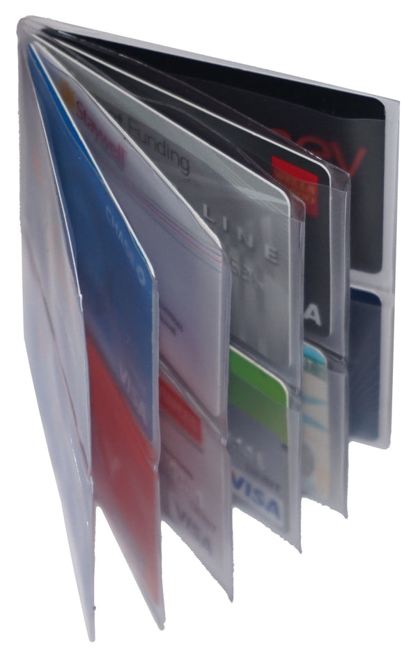 Plastic Wallet Insert - Secretary 12 Page Credit Card Holder