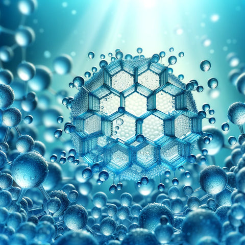 Wasserkristalle hexagonal