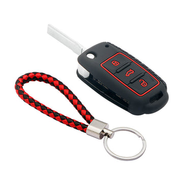 Keycare silicone key cover fit for : Santro, Eon, I10 Grand remote key